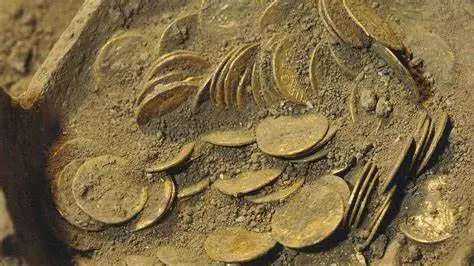 gold coins in sovana
